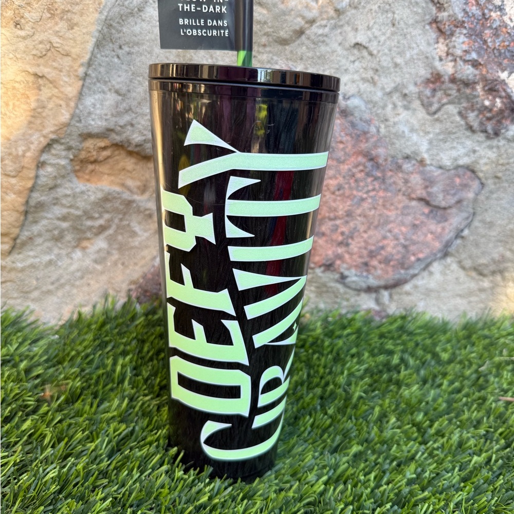 Starbucks 2024 Wicked Defying Gravity 24oz Tumbler Cold Glow in the Dark